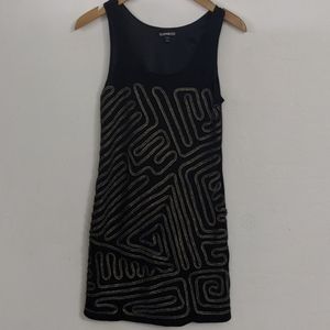 EXPRESS Embroidered Mini Tank Dress ✨